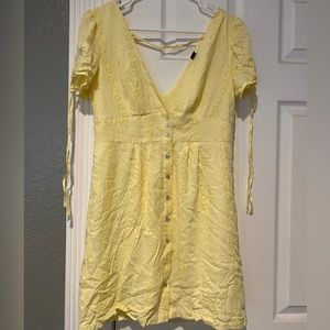 Yellow Summer Mini dress!